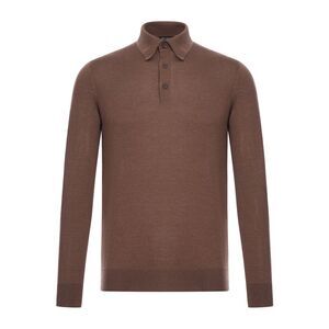 Zegna Men Cashmere And Silk Blend Polo Shirt